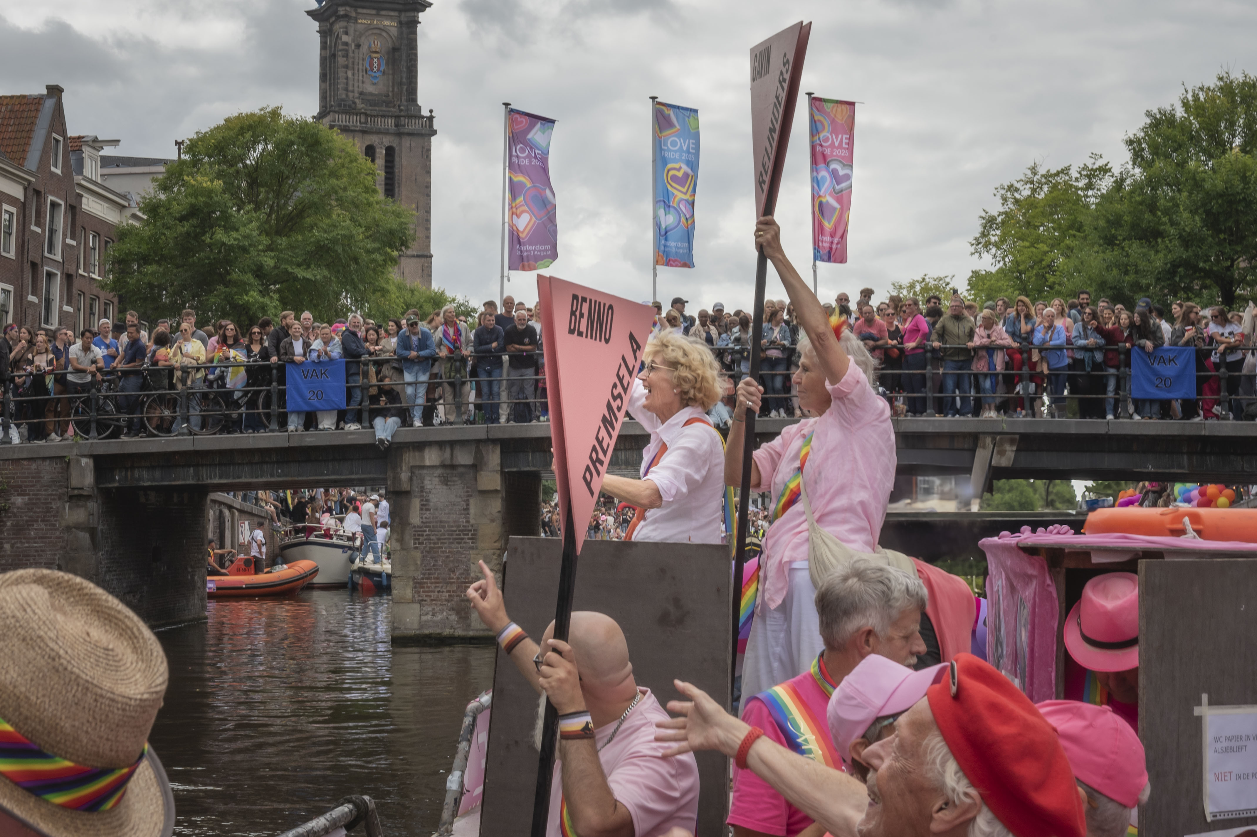 Piet van der Wiel (links) en Marieke Been